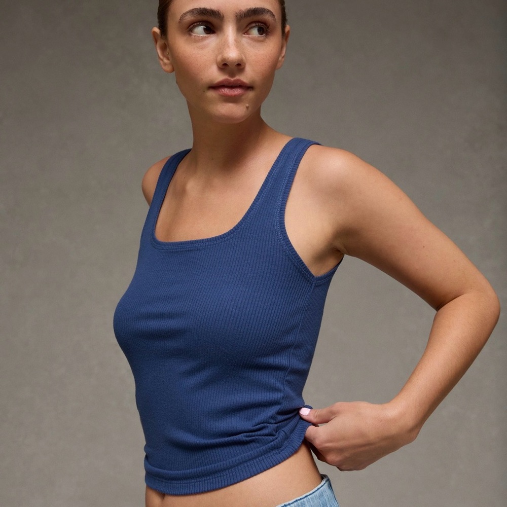 AE Square Neck Plush Tank Top